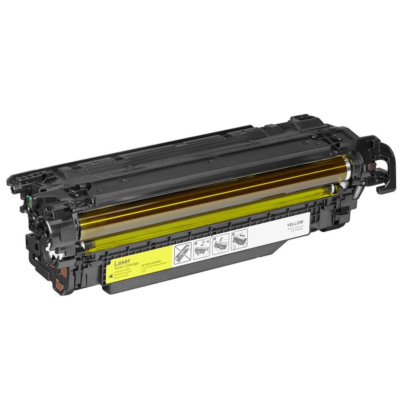 dots gelb Toner kompatibel zu HP 507A (CE402A) | 1232,0009-DOTS