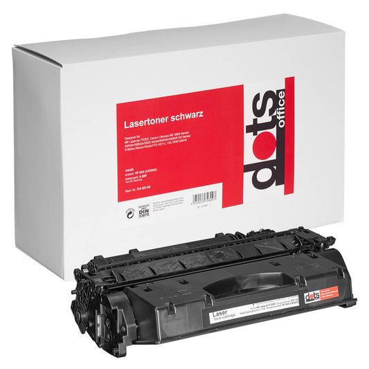 dots schwarz Toner kompatibel zu HP 05X (CE505X) | 1217,8300-DOTS