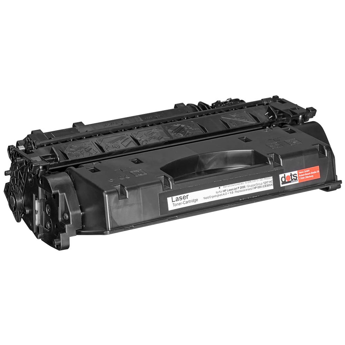 dots schwarz Toner kompatibel zu HP 05X (CE505X) | 1217,8300-DOTS