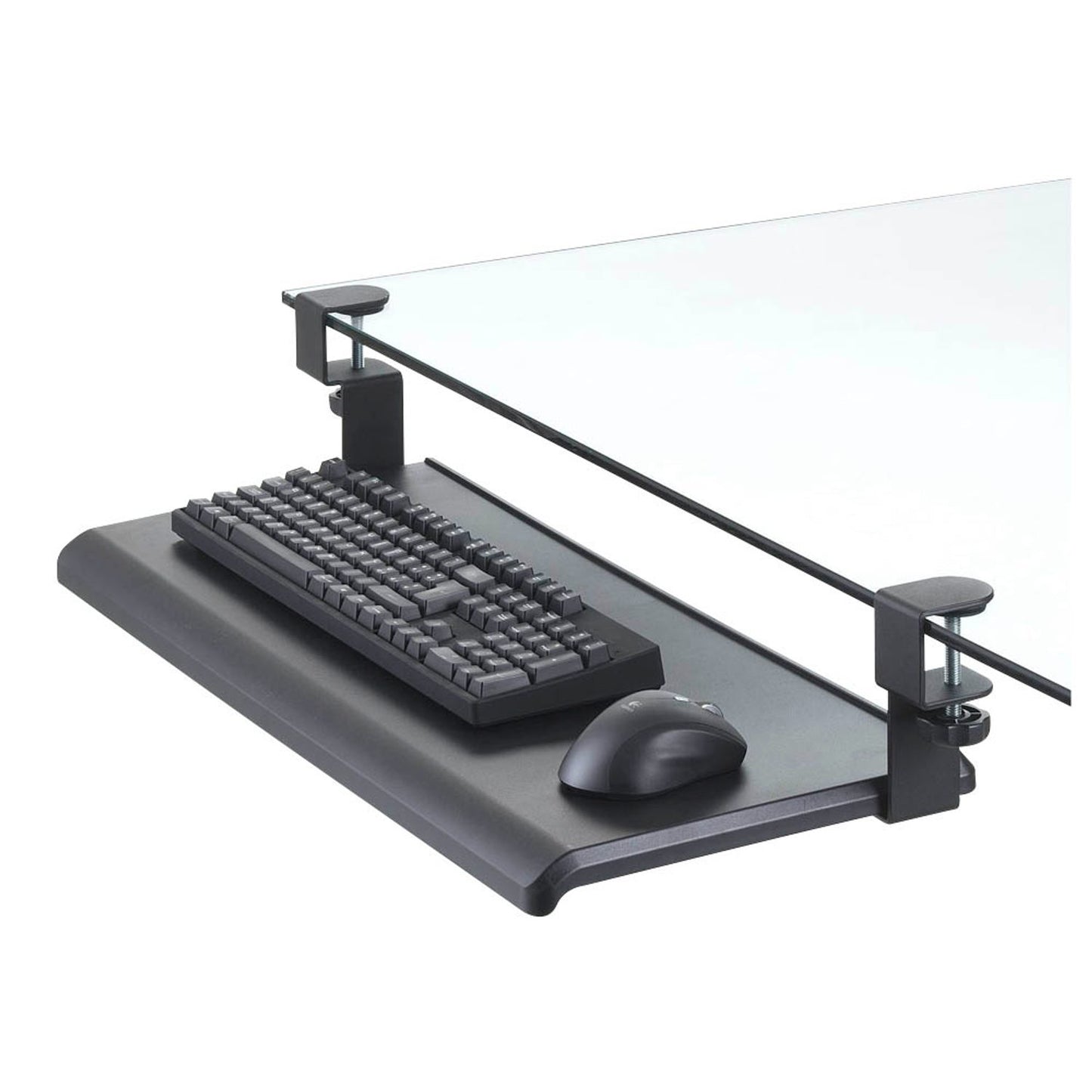 EXPONENT Tastaturauszug mit Mausablage schwarz | 51207