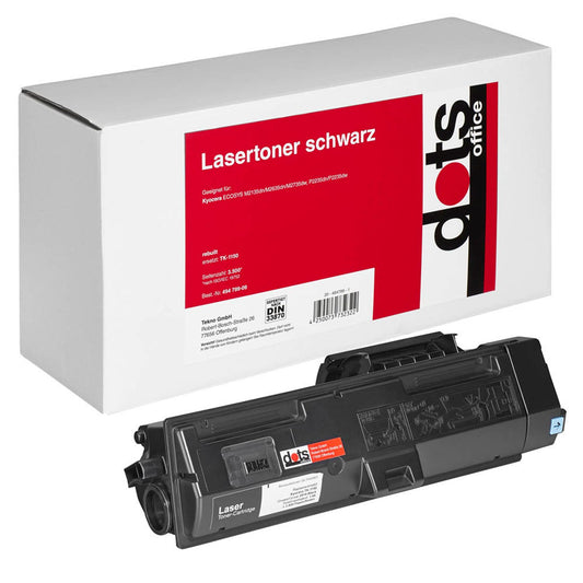 dots schwarz Toner kompatibel zu KYOCERA TK-1150 | 2914,0000-DOTS