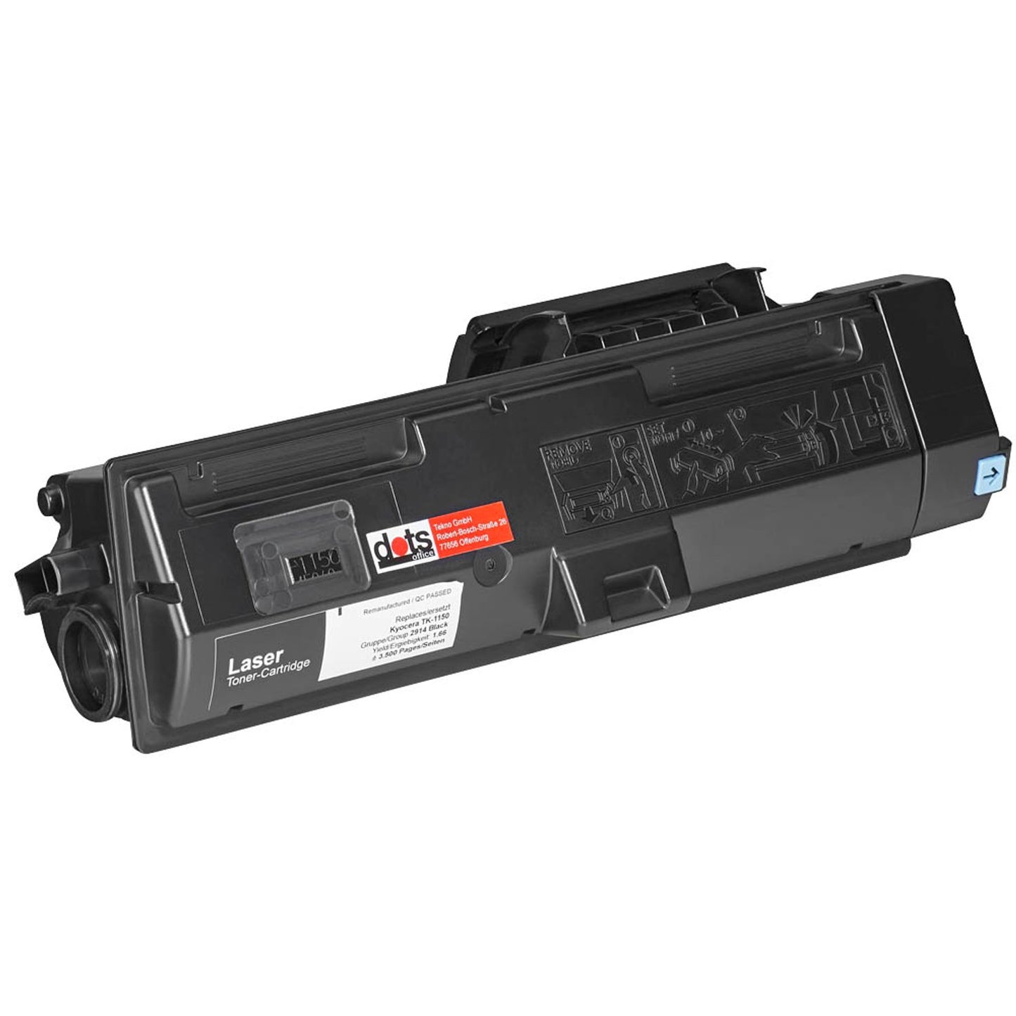 dots schwarz Toner kompatibel zu KYOCERA TK-1150 | 2914,0000-DOTS