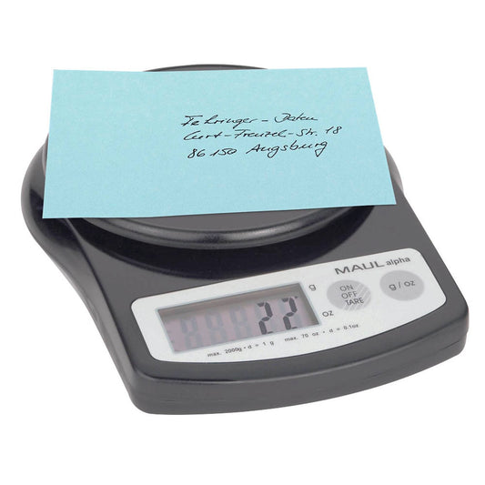 MAUL Briefwaage alpha schwarz für max. 0,5 kg | 1640590