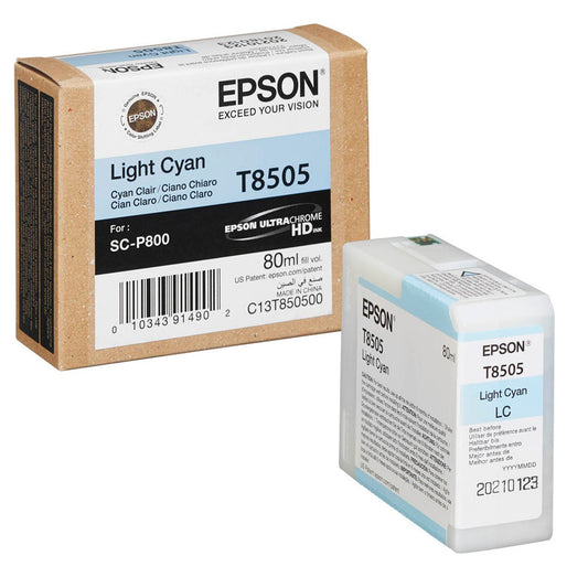 EPSON T8505 Light Cyan Druckerpatrone | C13T850500