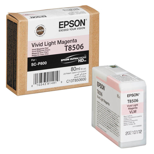 EPSON T8506 Vivid Light Magenta Druckerpatrone | C13T85060N