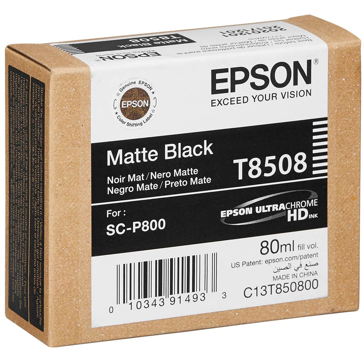 EPSON T8508 Matt schwarz Druckerpatrone | C13T85080N