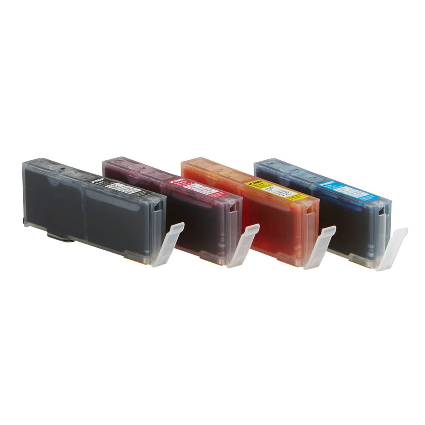 KMP C107XV schwarz, cyan, magenta, gelb Druckerpatronen kompatibel zu Canon CLI-571 XL BK/C/M/Y, 4er-Set | 1568,0050 | 1 Pack = 4 St.