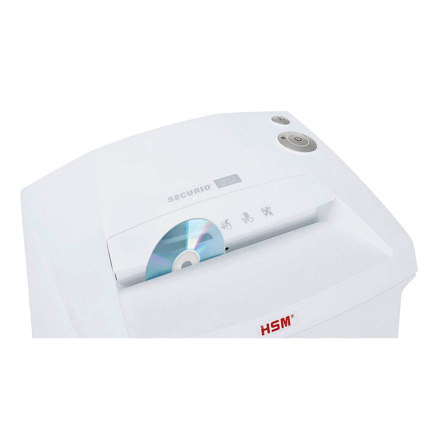 HSM SECURIO B24 Aktenvernichter mit Streifenschnitt P-2, 3,9 mm, bis , weiß | 1780111