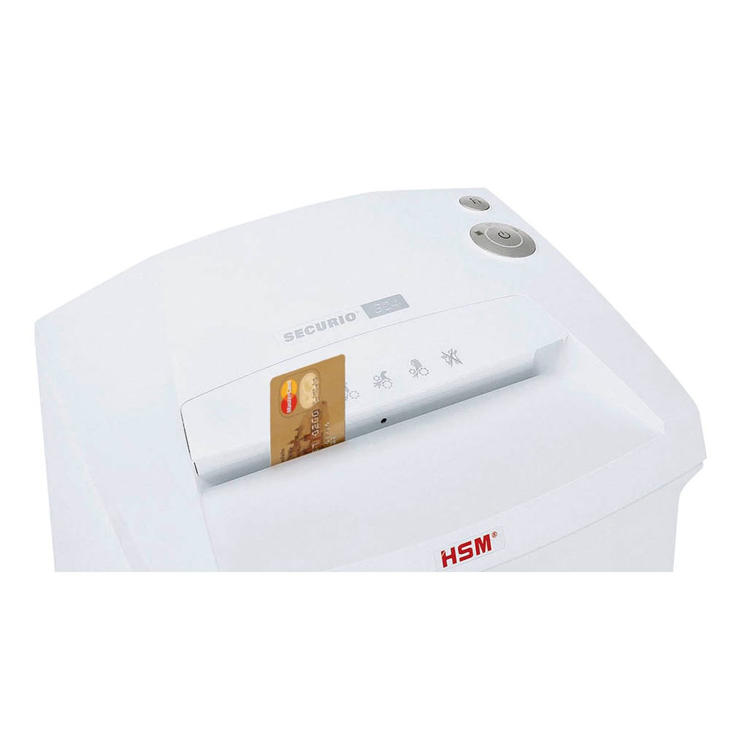 HSM SECURIO B24 Aktenvernichter mit Streifenschnitt P-2, 3,9 mm, bis , weiß | 1780111