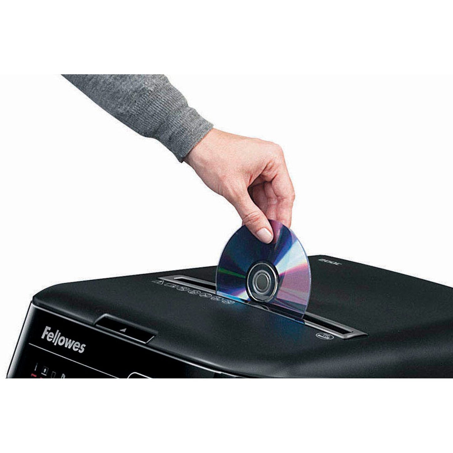 Fellowes AutoMax 200C Aktenvernichter mit Partikelschnitt P-4, 4 x 38 mm, bis , schwarz | 4653601
