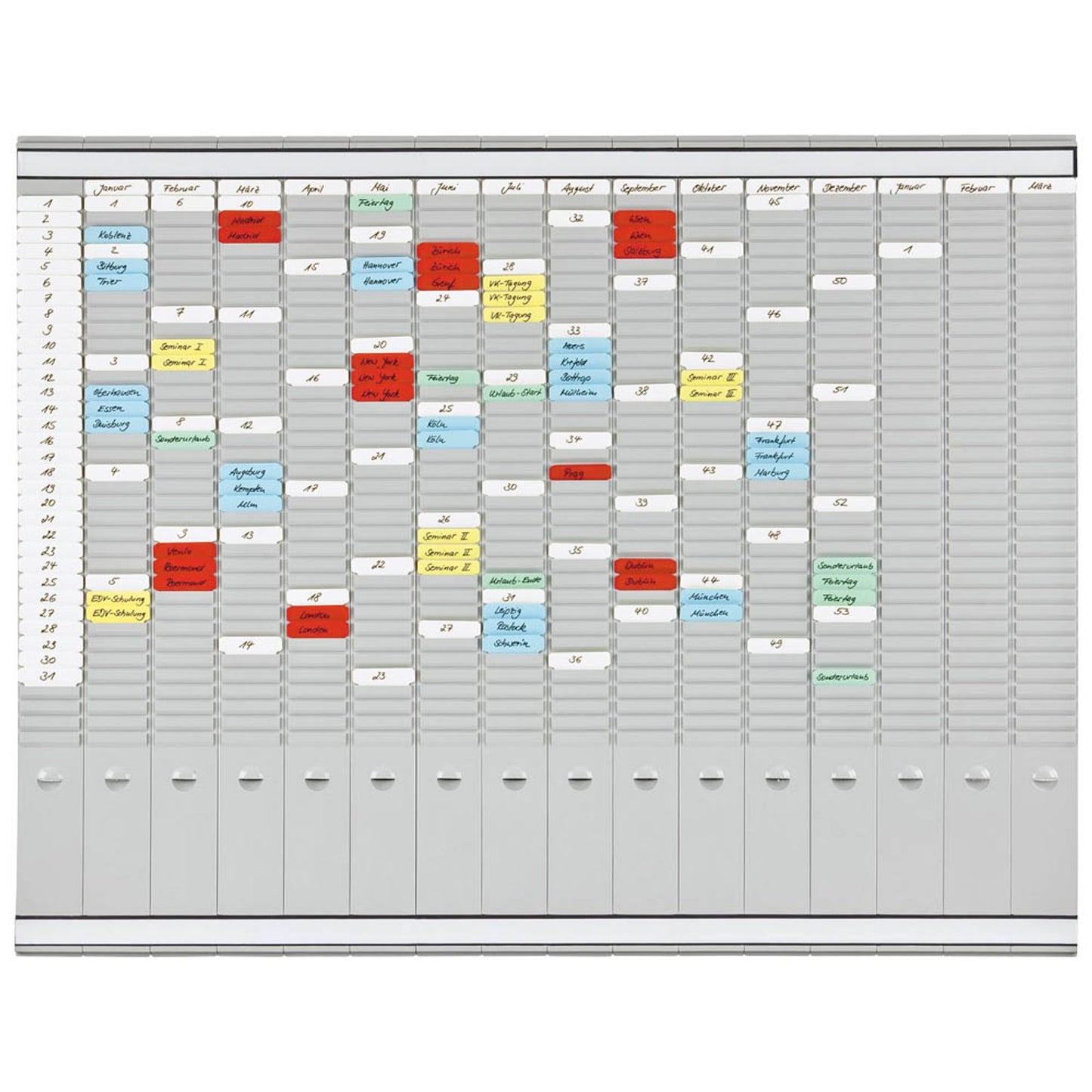 FRANKEN Stecktafel 100,8 x 78,3 cm 16 Spalten | PV1015