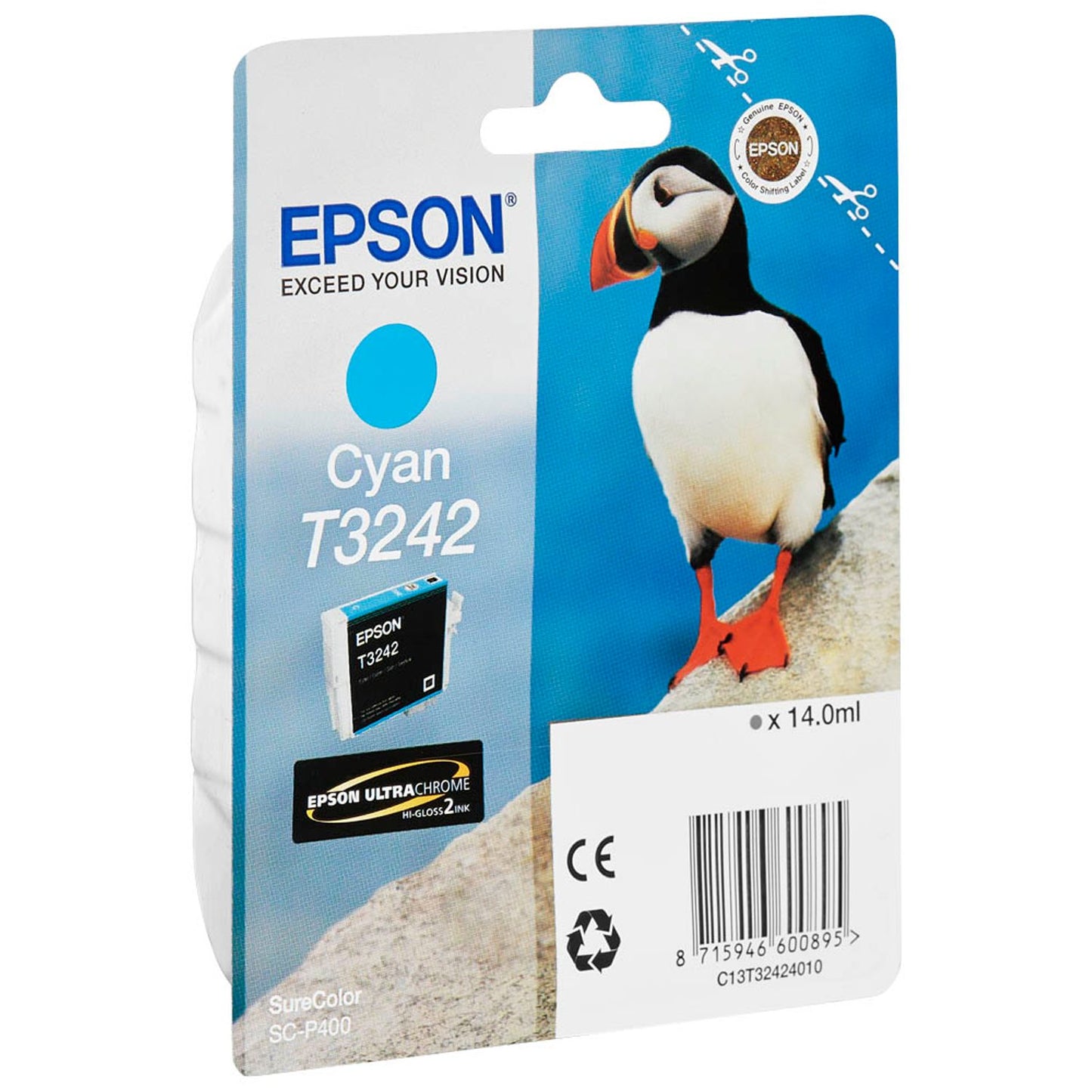 EPSON T3242 cyan Druckerpatrone | C13T32424010