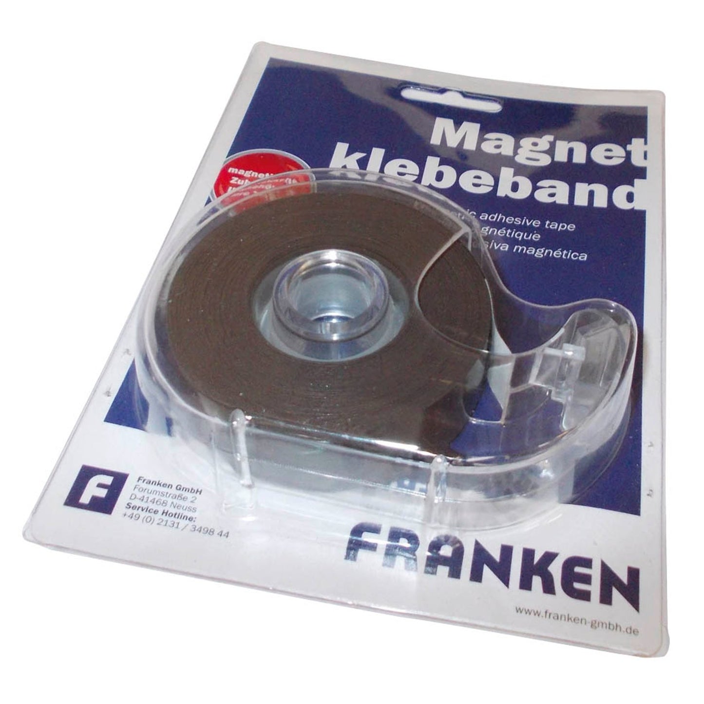 FRANKEN Magnetband selbstklebend schwarz 1,9 x 800,0 cm | MBS19