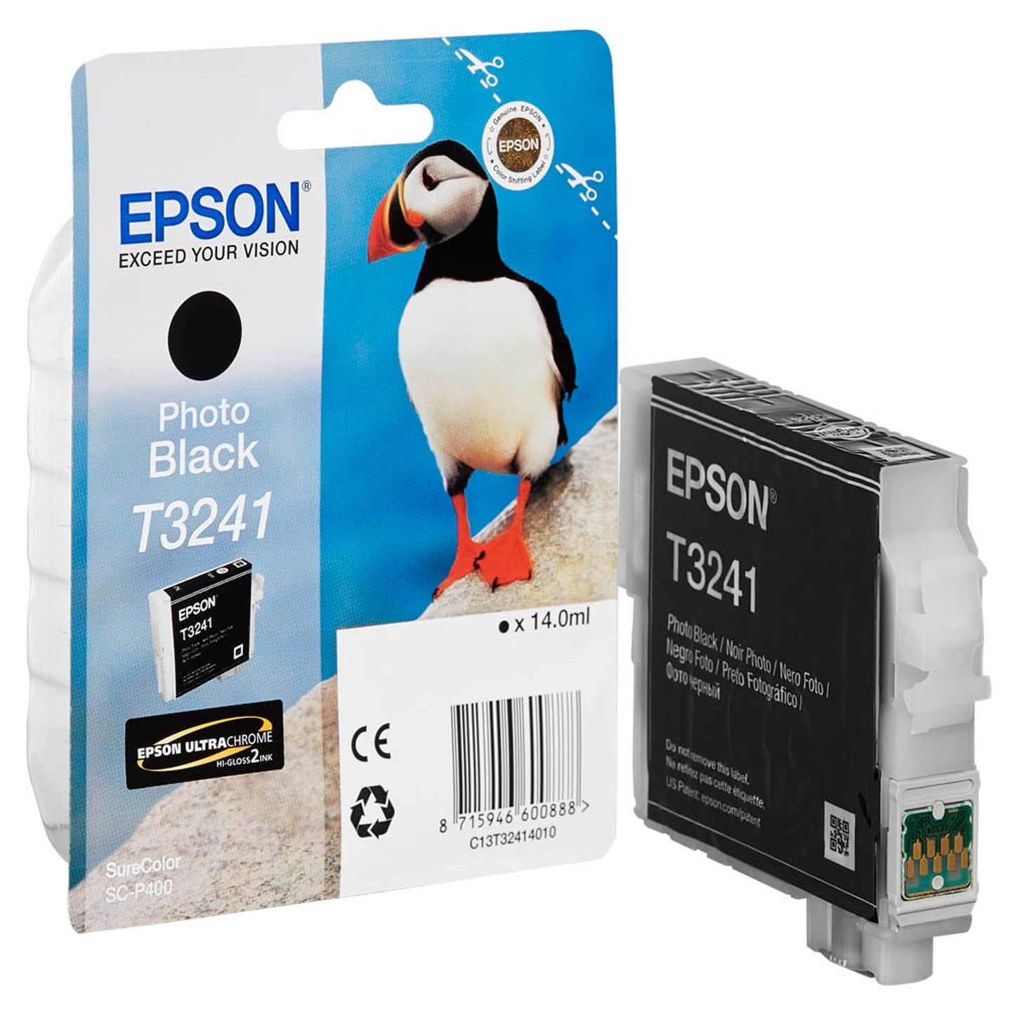 EPSON T3241 Foto schwarz Druckerpatrone | C13T32414010