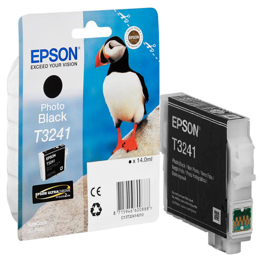 EPSON T3241 Foto schwarz Druckerpatrone | C13T32414010