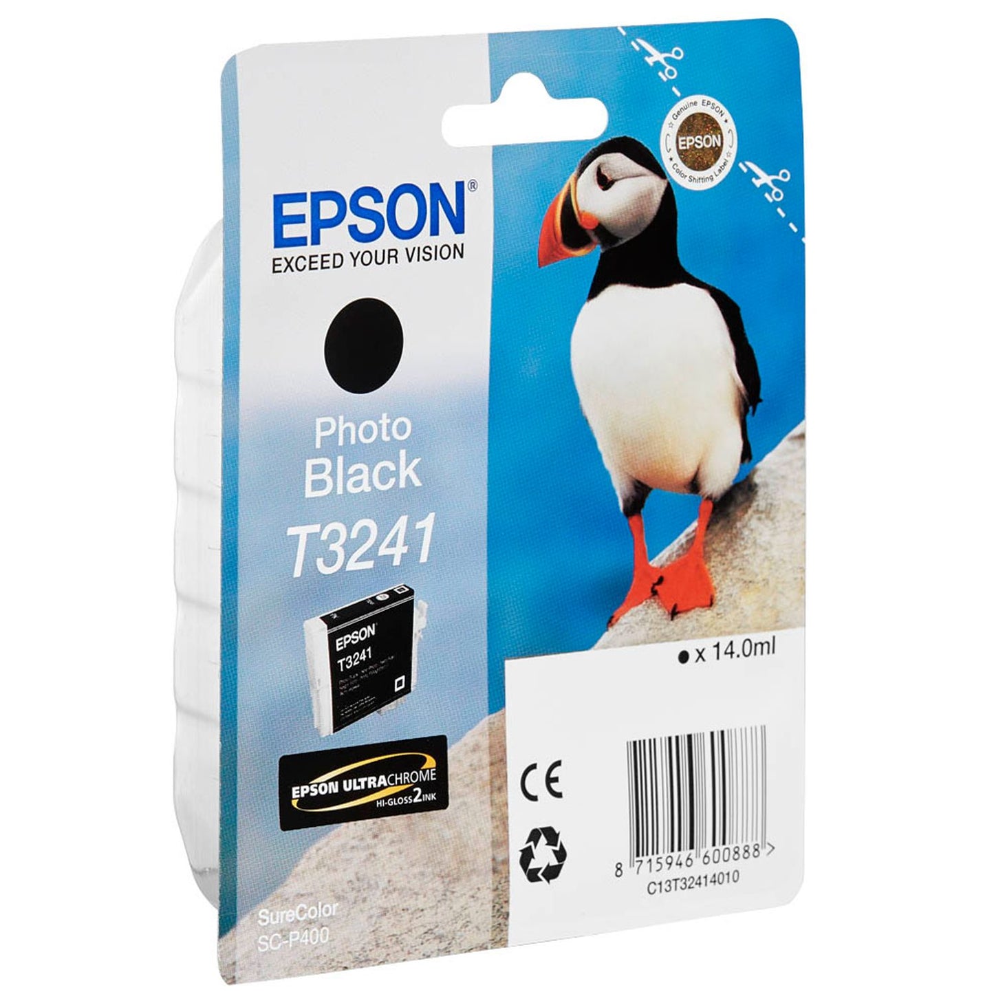 EPSON T3241 Foto schwarz Druckerpatrone | C13T32414010