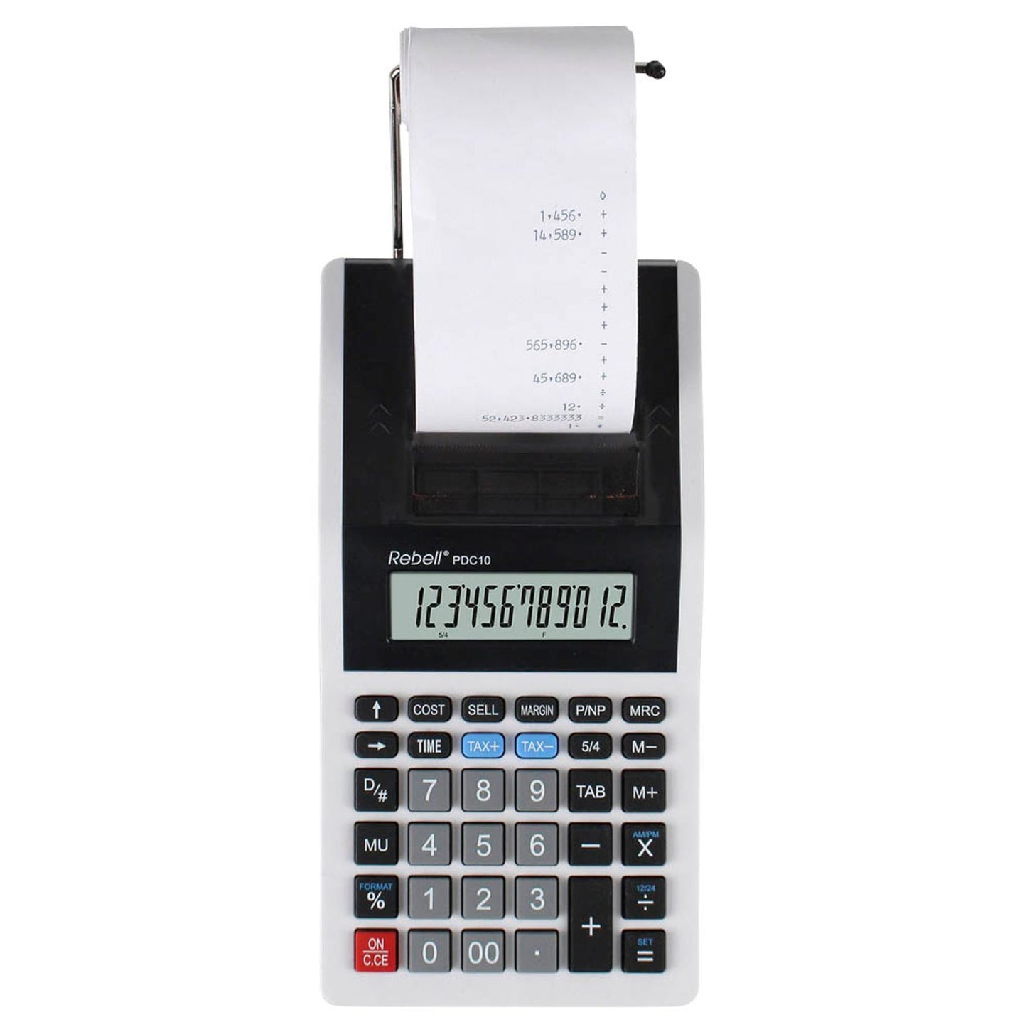 Rebell PDC10 Tischrechner druckend lichtgrau | RE-PDC10 WB