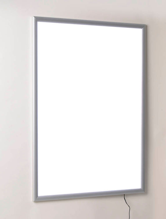 update displays LED-Leuchtrahmen Economy silber DIN A