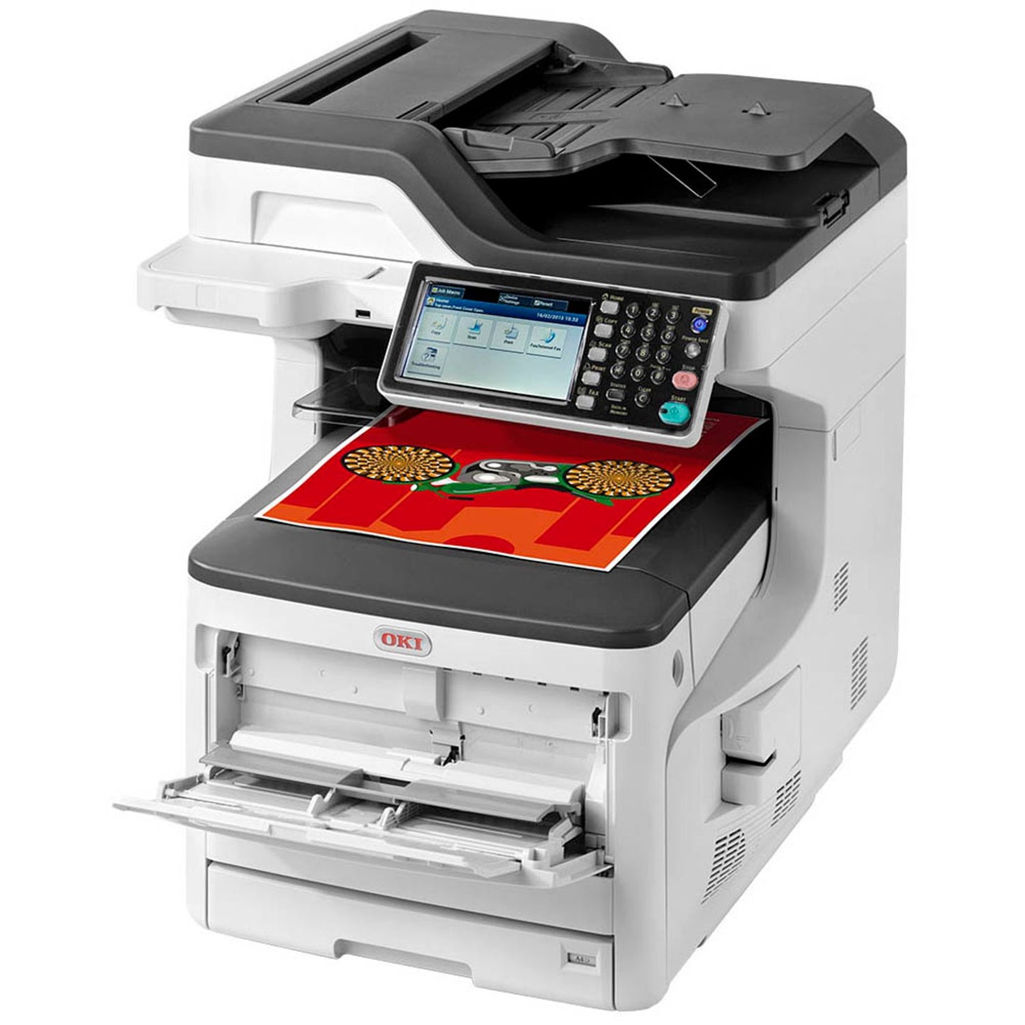 OKI MC853dn 4 in 1 Farblaser-Multifunktionsdrucker grau | 45850404