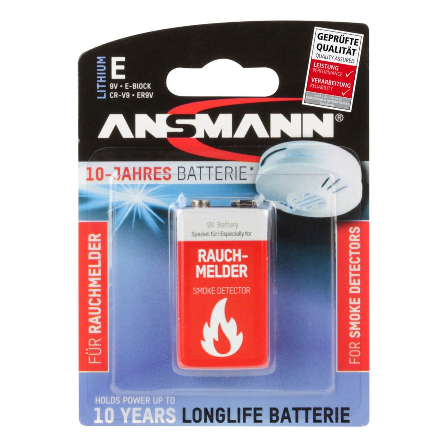ANSMANN Batterie CR-V9 E-Block 9,0 V | 5021023-01