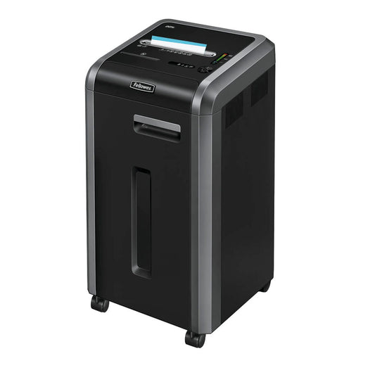 Fellowes Powershred 225i Aktenvernichter mit Streifenschnitt P-2, 5,8 mm, bis , schwarz | 4623001