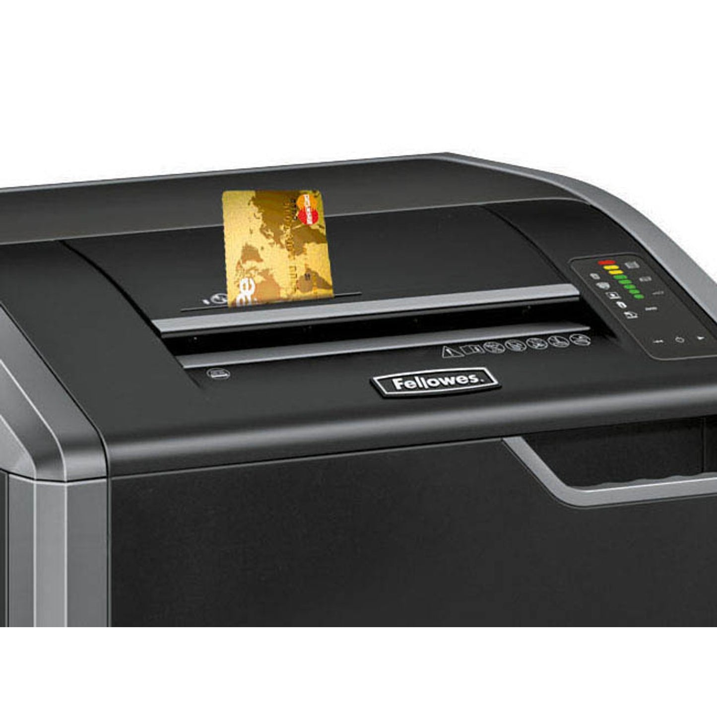 Fellowes Powershred 425i Aktenvernichter mit Streifenschnitt P-2, 5,8 mm, bis , schwarz | 4698501