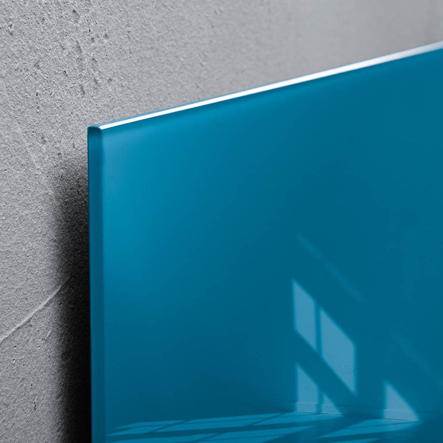 SIGEL Glas-Magnettafel artverum® 48,0 x 48,0 cm petrolblau | GL252