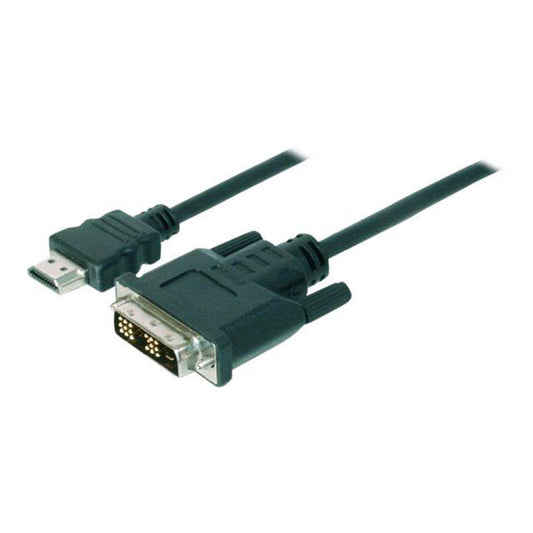 DIGITUS HDMI A/DVI-D Kabel 3,0 m schwarz | AK-330300-030-S