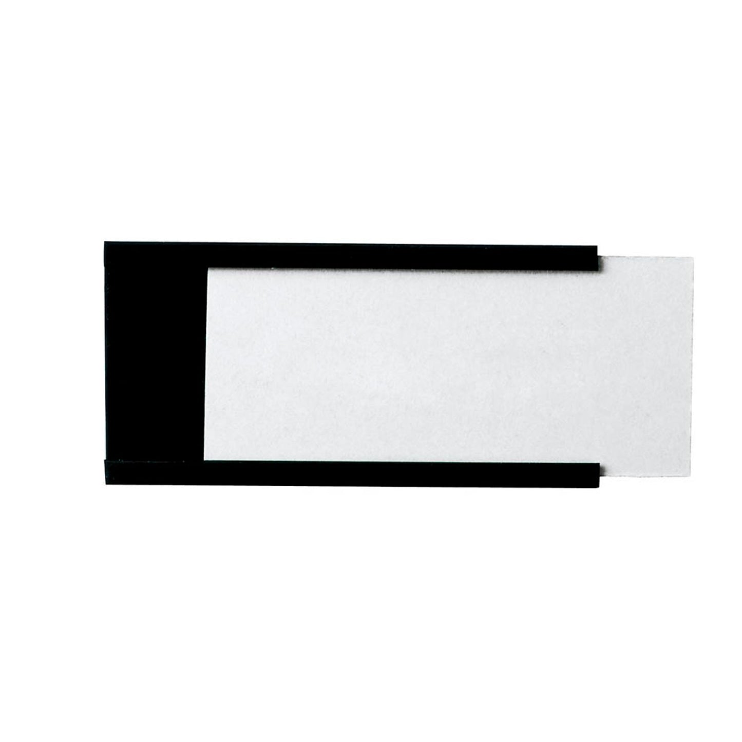 Legamaster Etikettenhalter magnetisch schwarz 9,0 x 3,0 cm | 7-450700 | 1 Pack = 24 St.