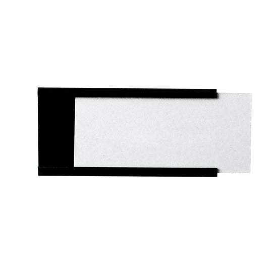 Legamaster Etikettenhalter magnetisch schwarz 9,0 x 3,0 cm | 7-450700 | 1 Pack = 24 St.