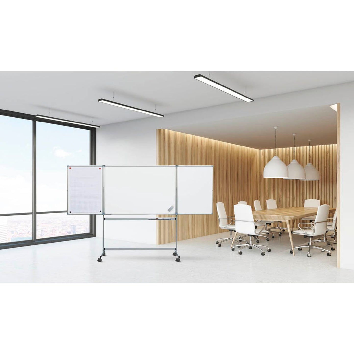 MAUL Klapptafel pro 150,0 x 100,0 cm weiß | 6338184