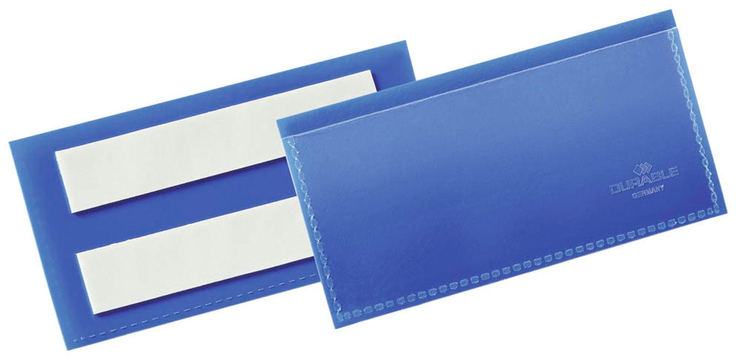 DURABLE Etikettentaschen blau 50 St.