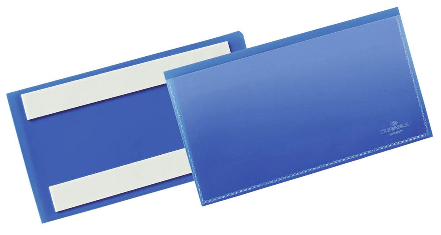 DURABLE Etikettentaschen blau 50 St.
