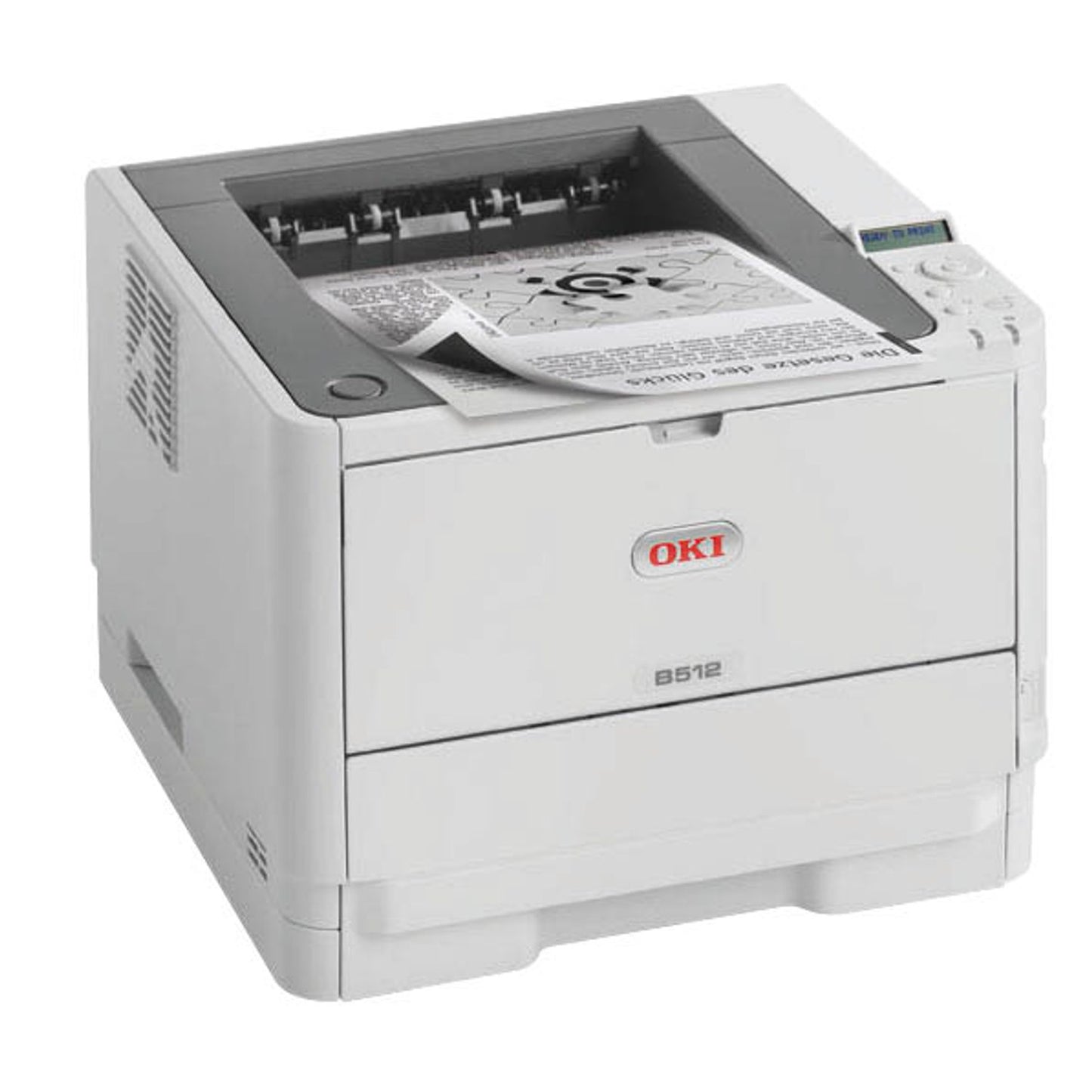 OKI B512dn Laserdrucker grau | 45762022