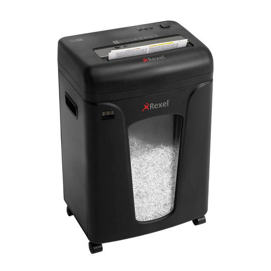 Rexel Mercury REM820 Aktenvernichter mit Partikelschnitt P-5, 2 x 15 mm, bis , schwarz | 2104010EU