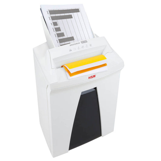 HSM SECURIO AF150 Aktenvernichter mit Partikelschnitt P-6, 0,78 x 11 mm, bis , weiß | 2085111