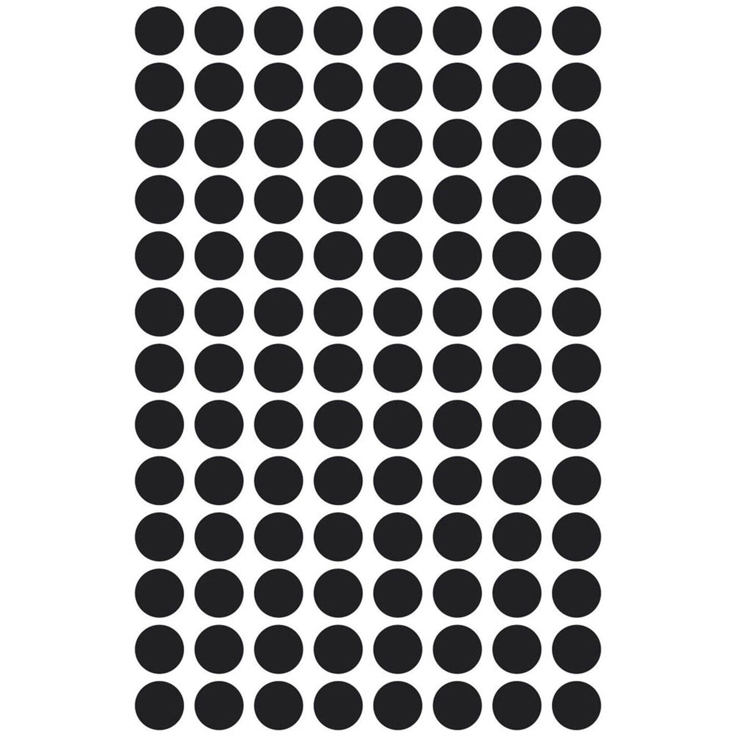 AVERY Zweckform Klebepunkte schwarz Ø 8,0 mm | 3009 | 1 Pack = 416 St.