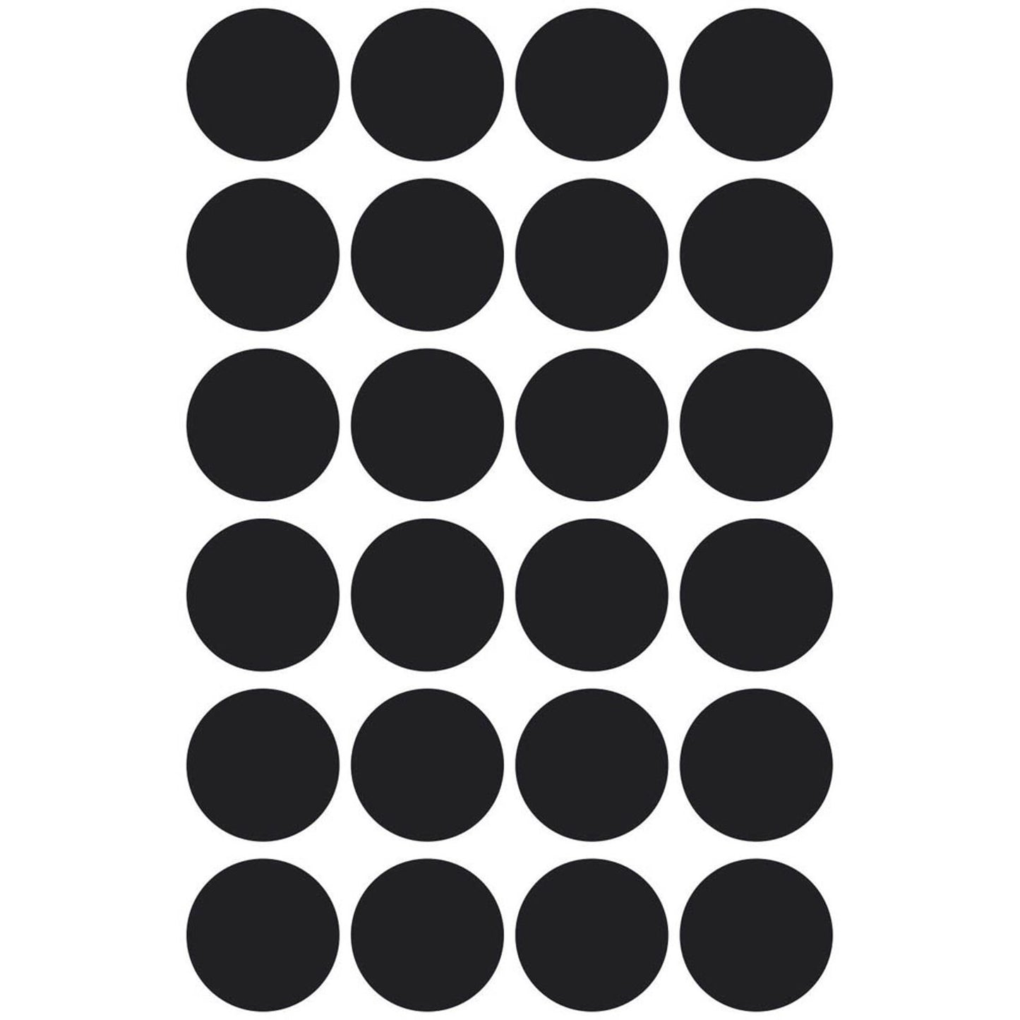 AVERY Zweckform Klebepunkte schwarz Ø 18,0 mm | 3003 | 1 Pack = 96 St.