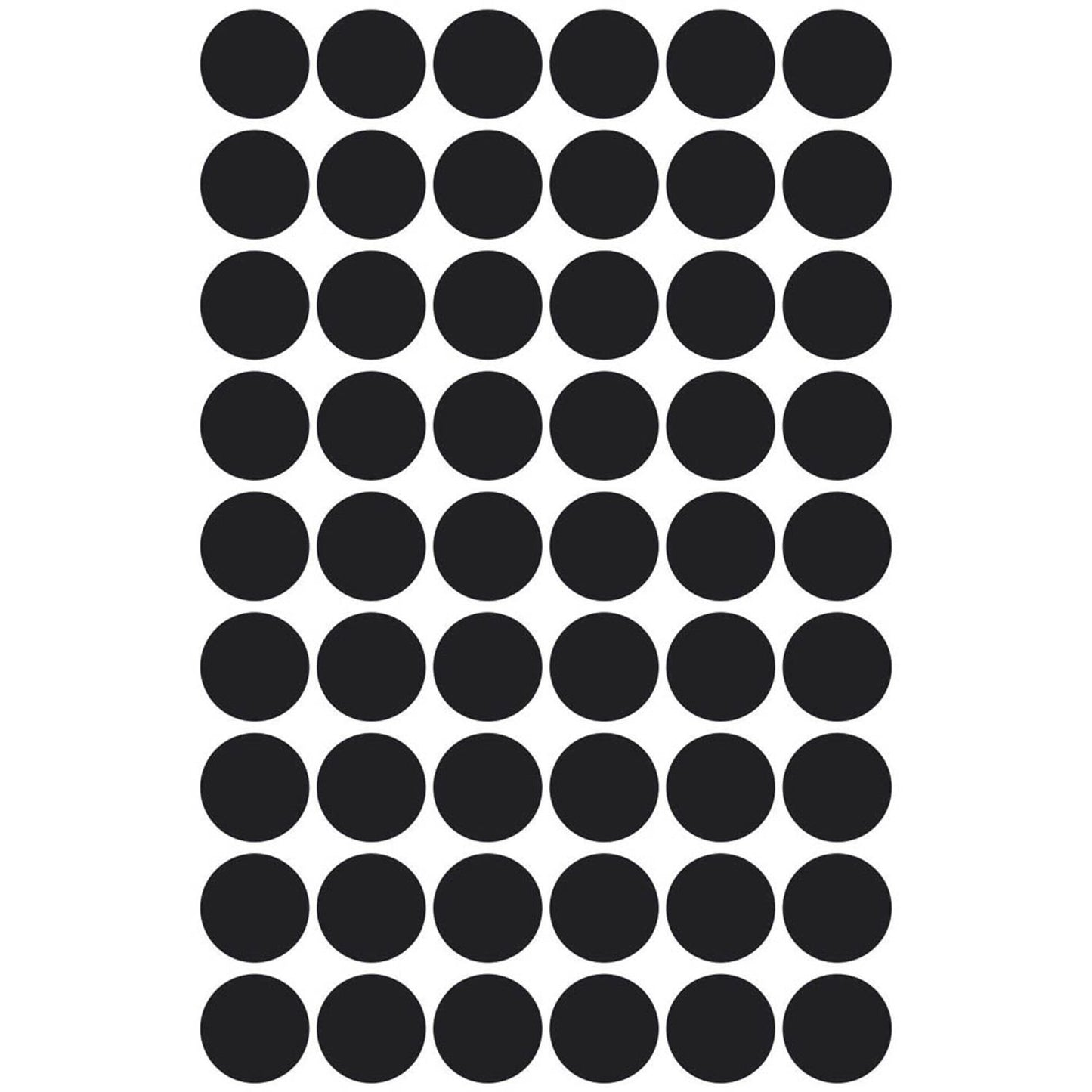 AVERY Zweckform Klebepunkte schwarz Ø 12,0 mm | 3140 | 1 Pack = 270 St.