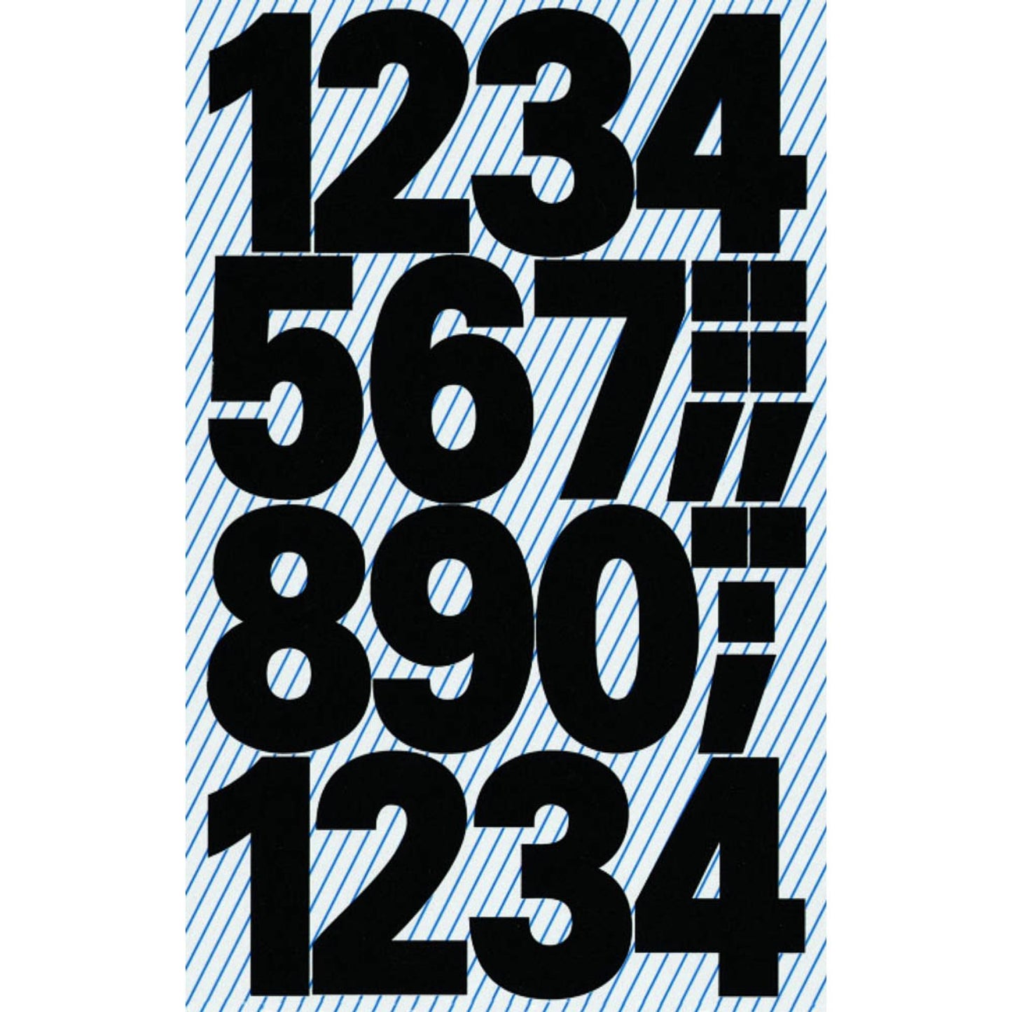 AVERY Zweckform Klebenummern Zahlen, schwarz 25,0 mm, 48 Etiketten | 3785 | 1 Pack = 48 St.