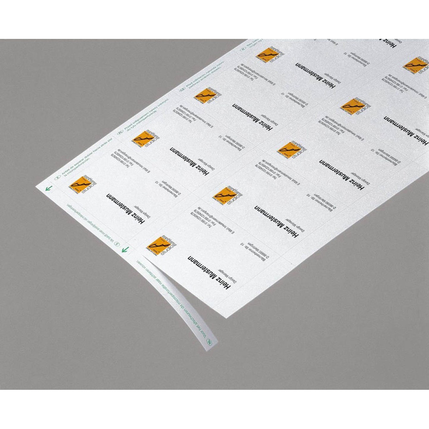 SIGEL Visitenkarten satiniert weiß 200 g/qm | DP939 | 1 Pack = 600 St.