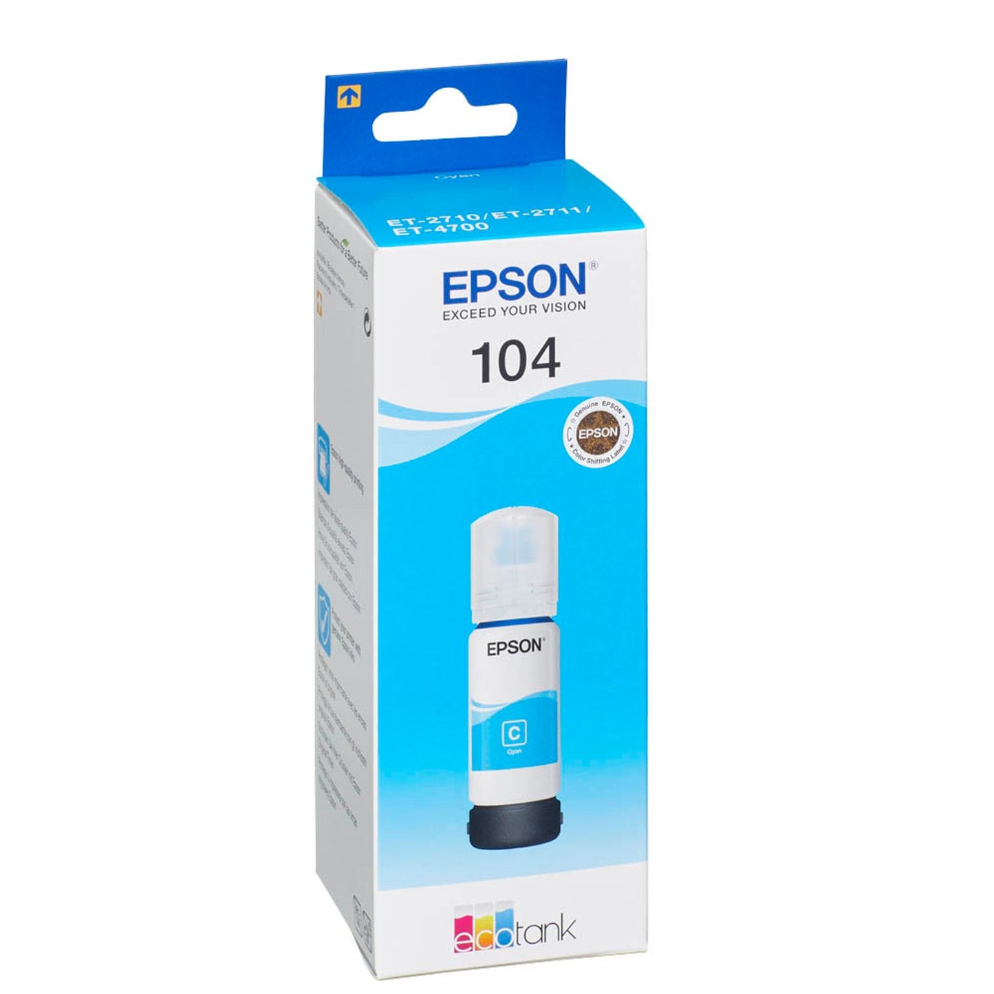 EPSON 104/T00P24 cyan Tintenflasche | C13T00P240
