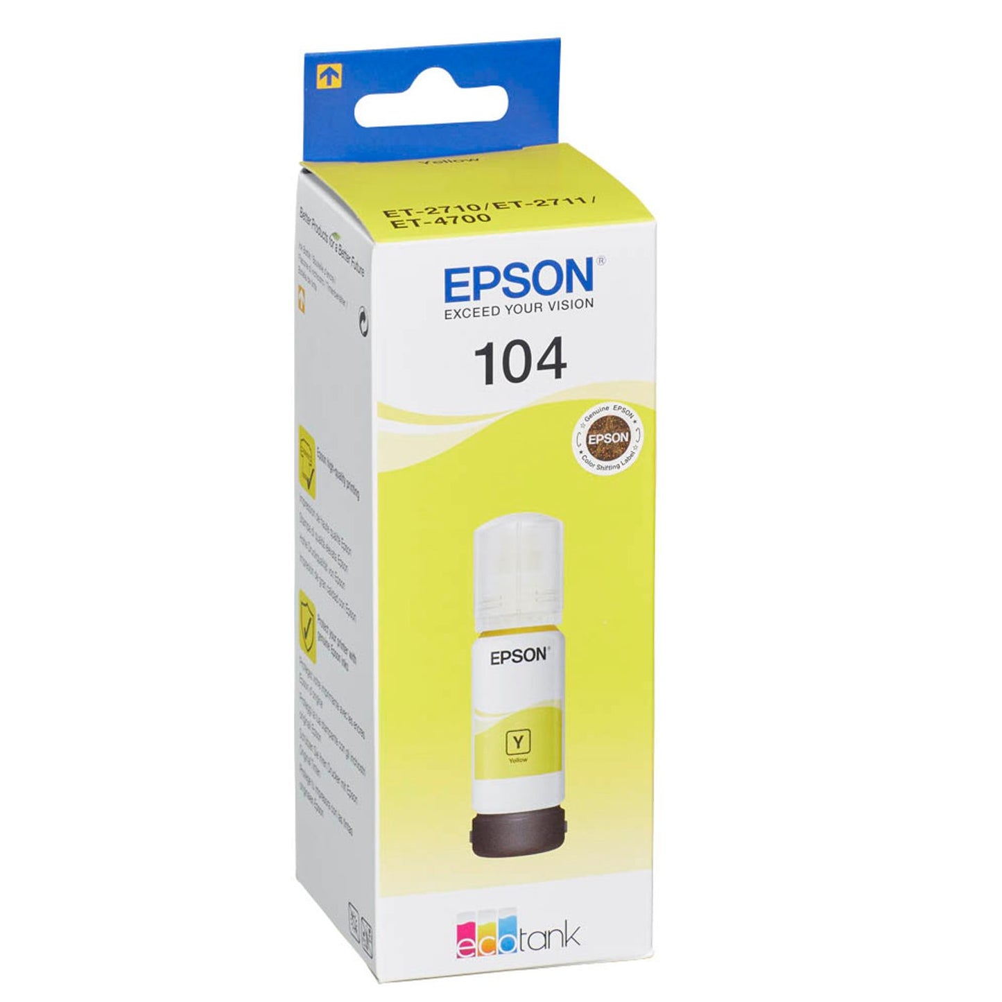 EPSON 104/T00P44 gelb Tintenflasche | C13T00P440