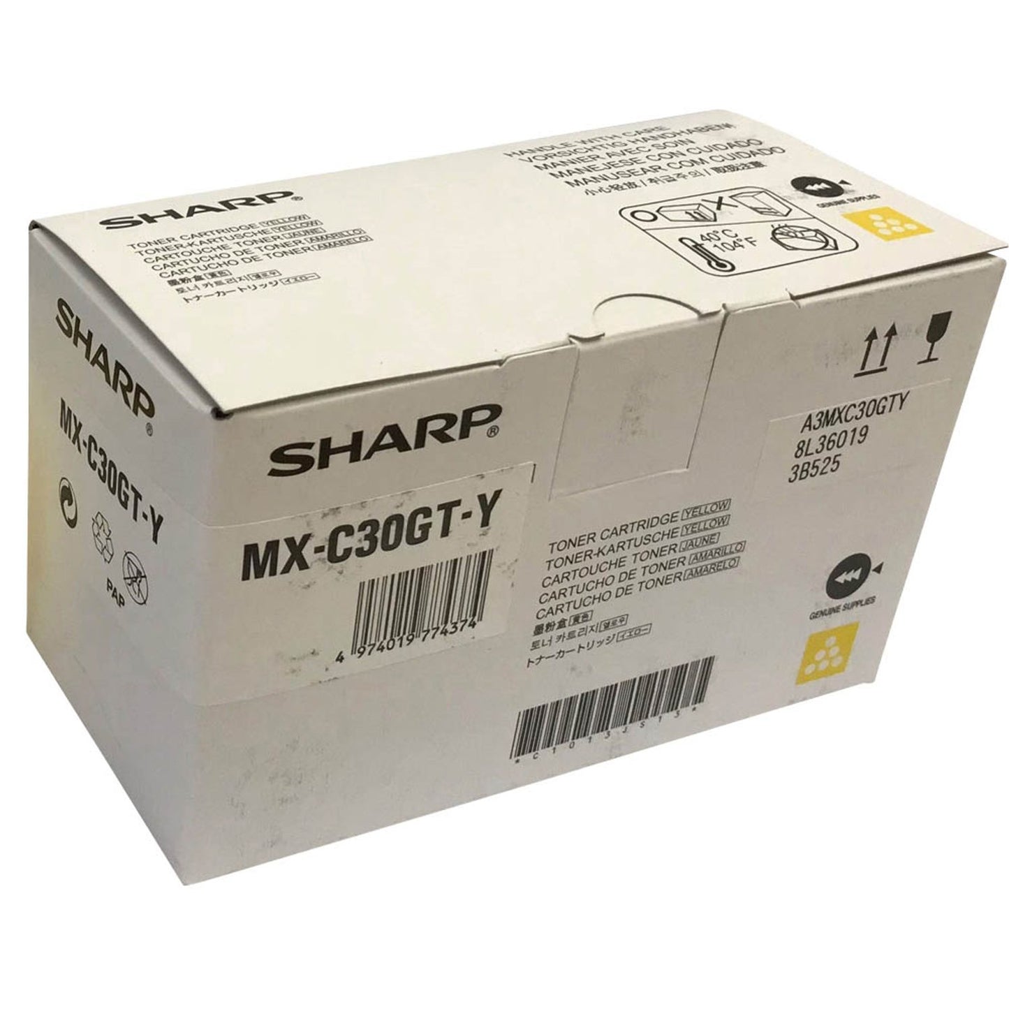 SHARP gelb Toner | MXC30GTY