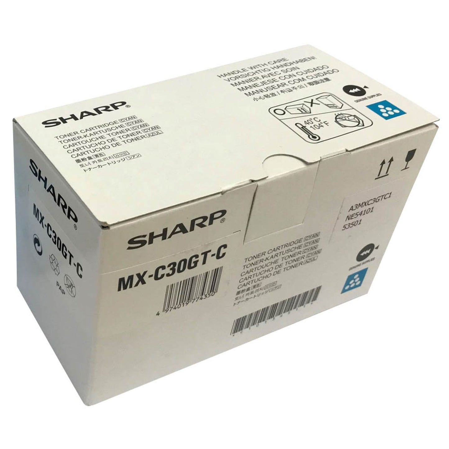SHARP cyan Toner | MXC30GTC
