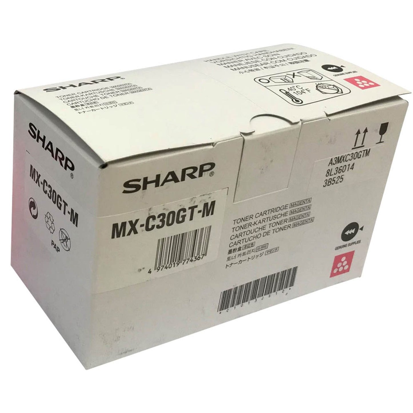SHARP magenta Toner | MXC30GTM