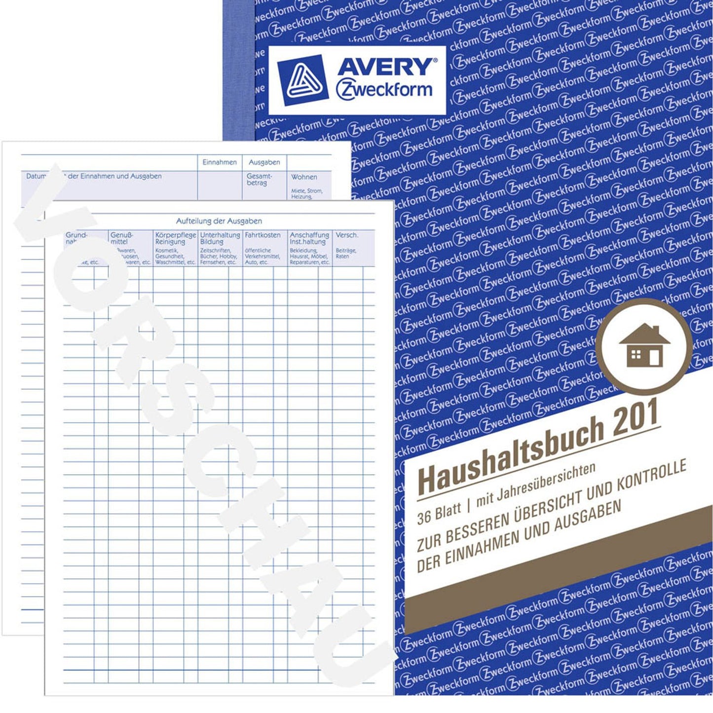 AVERY Zweckform Haushaltsbuch Formularbuch | 201