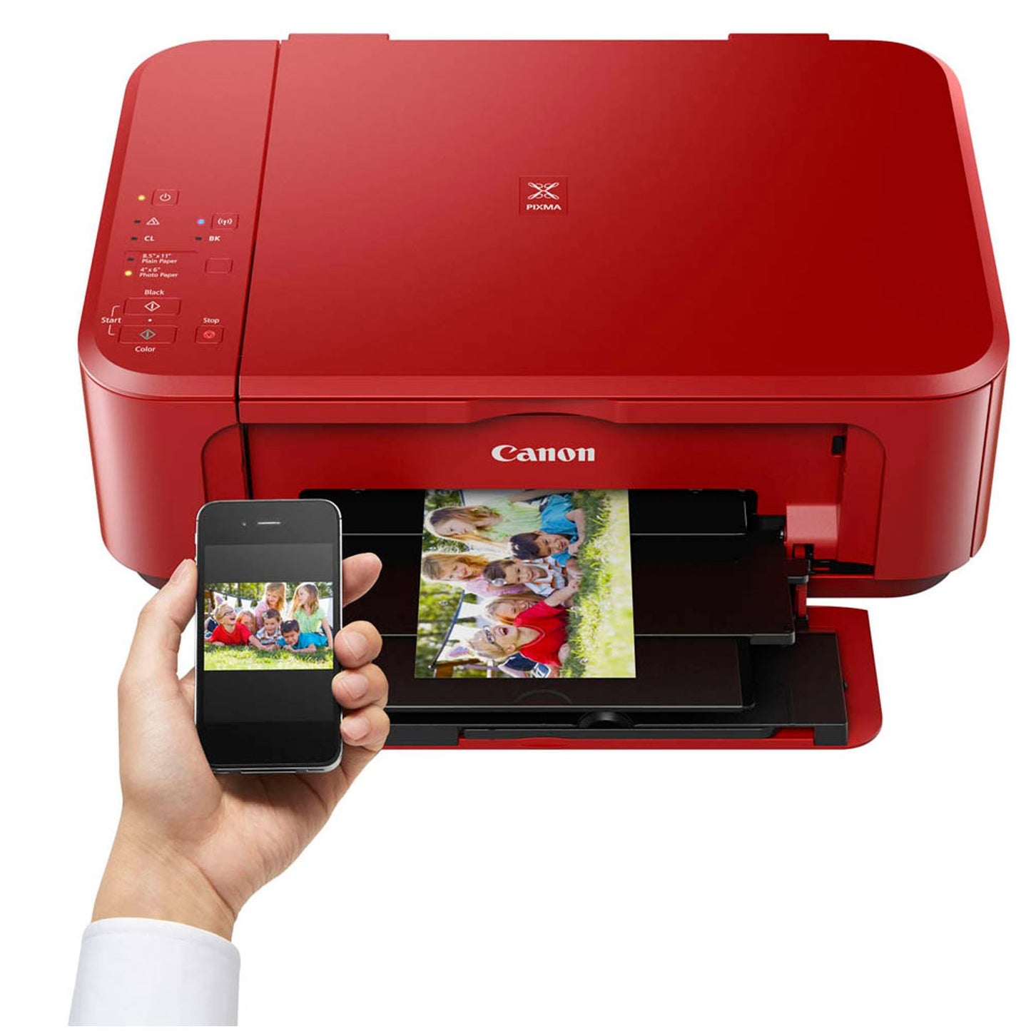 Canon PIXMA MG3650S 3 in 1 Tintenstrahl-Multifunktionsdrucker rot | 0515C112