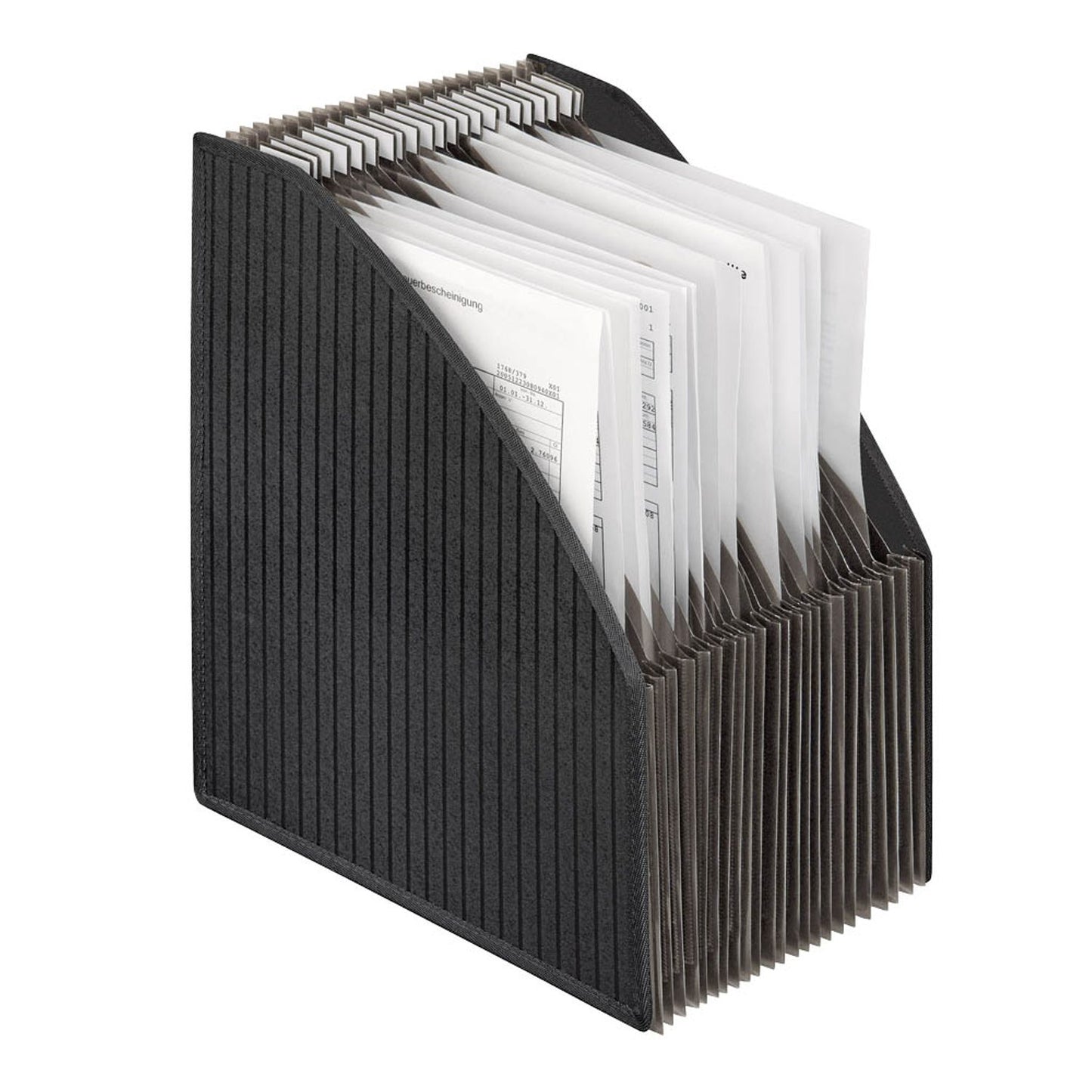 VELOFLEX Stehsammler schwarz Kunststoff, DIN A4 | 4446 280