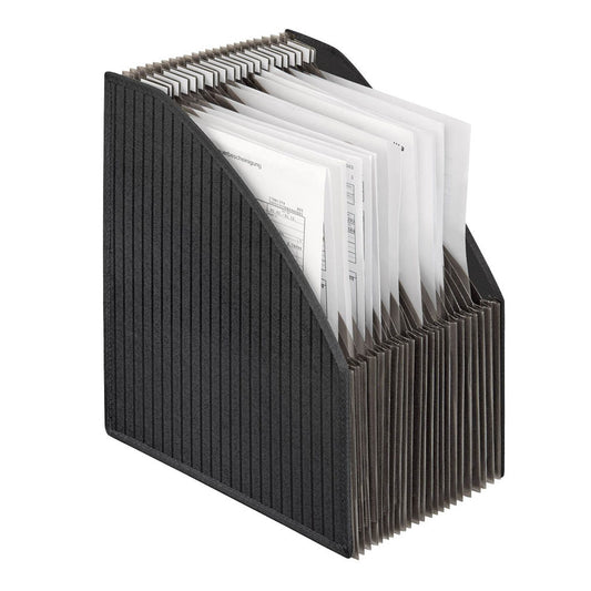 VELOFLEX Stehsammler schwarz Kunststoff, DIN A4 | 4446 280